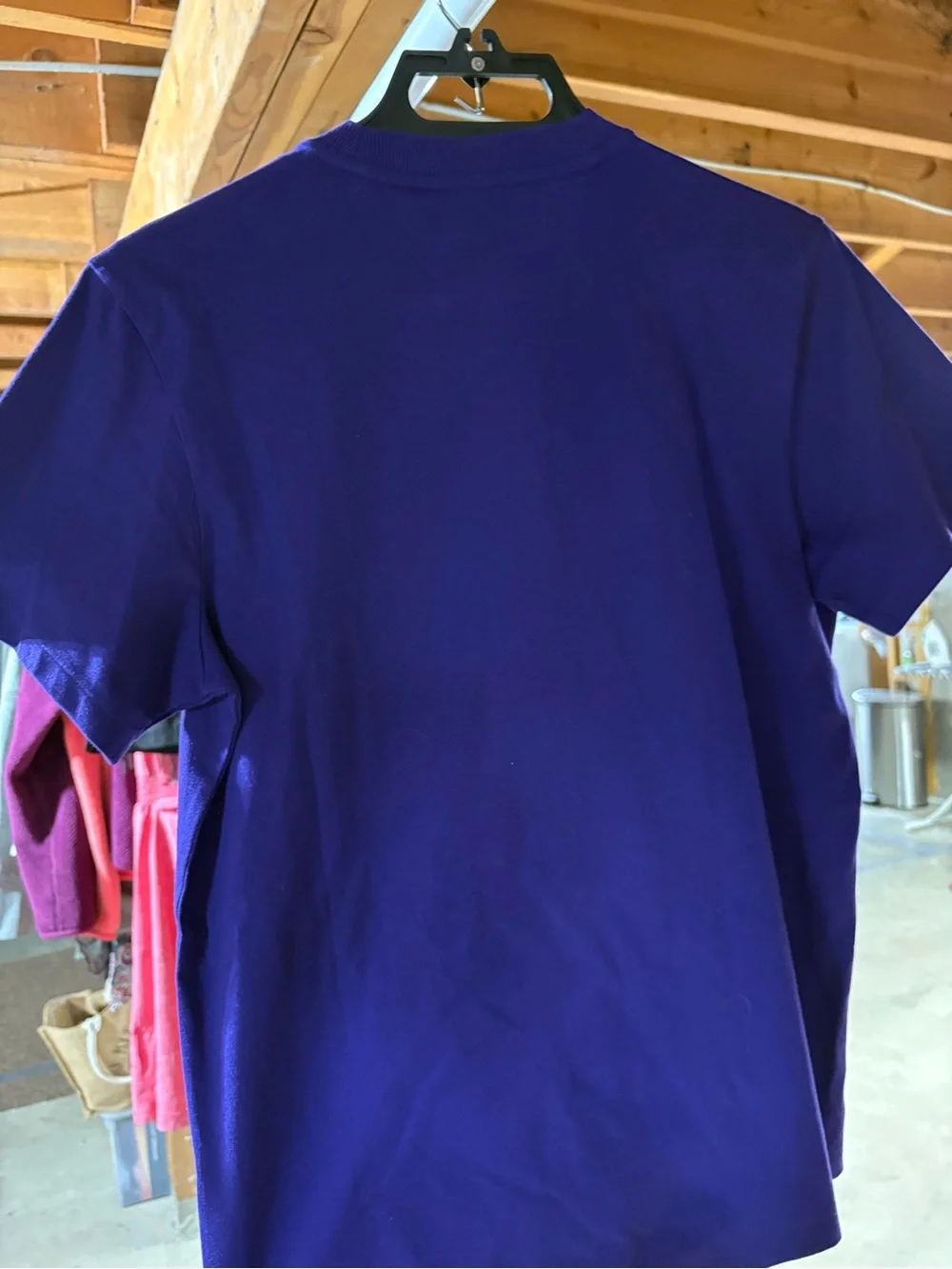 adidas Purple T‑Shirt with Light Pink Logo Box